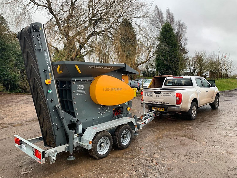 Concrete Crusher Hire - call Lewis on 07817 485325 for an informal chat